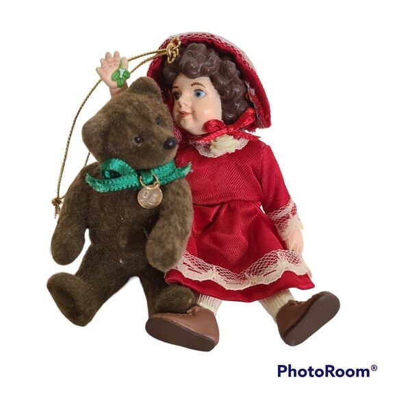1993 Hallmark Keepsake Christmas Ornament Julianne and Teddy Special Edition VTG - Picture 1 of 9